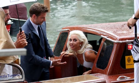 Bradley Cooper and Lady Gaga at the 2018 Venice film festival. A return visit will be tricky this year.