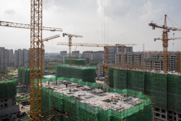 Evergrande’s Royal Peak residential development under construction in Beijing