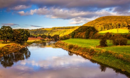 Evening in the Wye valley.