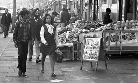 Asian migrants in south London in the 1970s, as explored in the BBC’s Three Pounds in My Pocket.