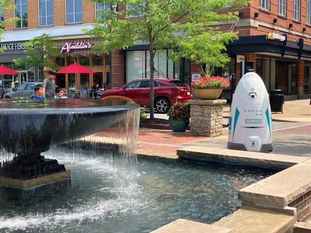 Crocker Park has deployed a state-of-the-art Knightscope Inc. robot called SAM to further ensure the safety and peace of mind for visitors, residents and tenants. (Submitted)