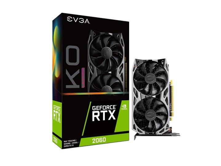 EVGA GeForce RTX 2060 KO Ultra Gaming 6GB graphics card.