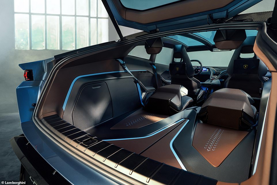 The variable boot floor can be lowered to provide a deeper luggage comparment. And the rear seats fold forward to open up van-like carrying space. Oddly, the rear seat headrests are mounted to the ceiling, not the top of the chair backs