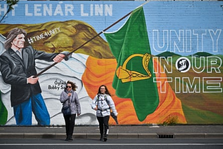 Aa mural on the Falls Road.