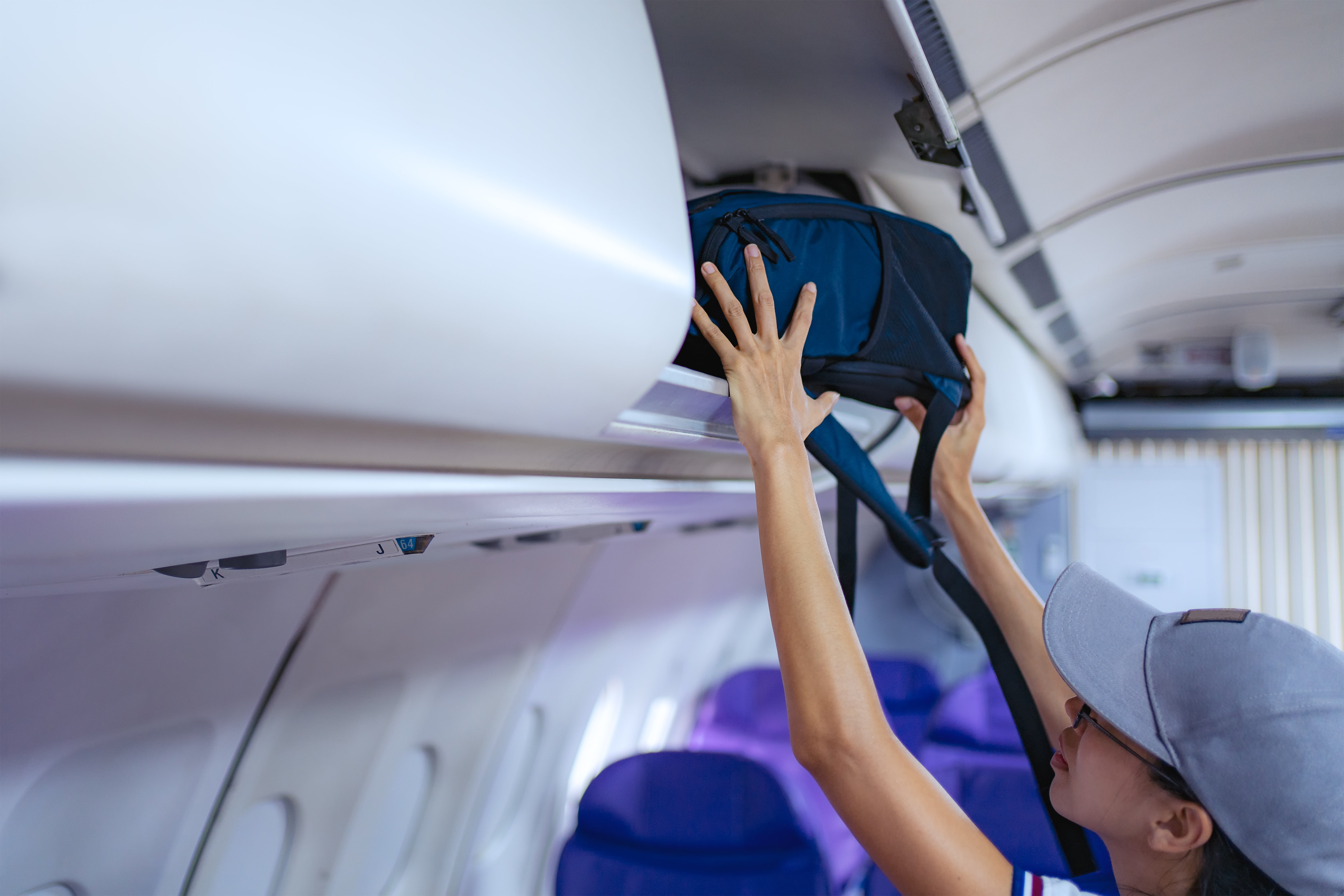 The bag can fits hand luggage requirements for most budget airlines (stock image)