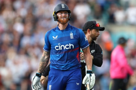 Ben Stokes of England during the one day international against New Zealand.