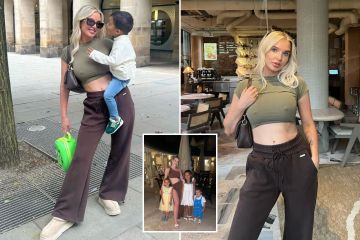 Helen Flanagan branded ‘embarrassing’ by mum-shamers as she poses on lunch date