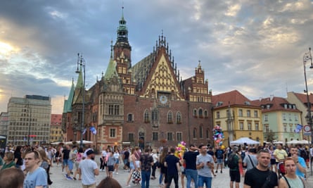 The Market Square in Wrocław.