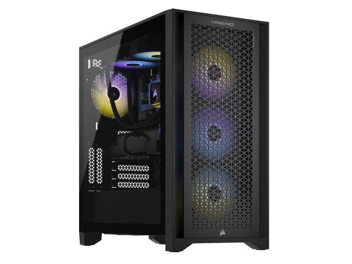 The Corsair Vengeance i7400 gaming desktop on a white background.
