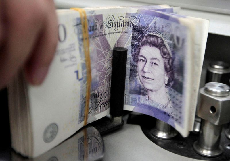 Sterling drops to 12-week low as business activity contracts
