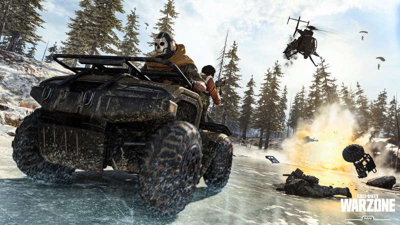 ATV battle in Call of Duty: Warzone..