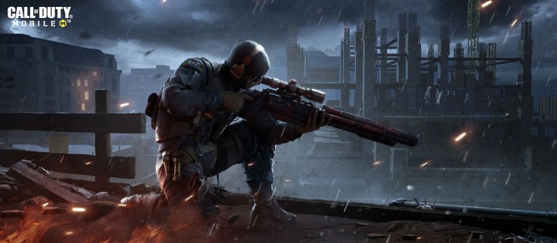 Sniping in Call of Duty: Mobile.