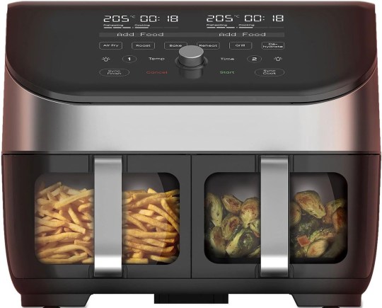 Instant Vortex Plus Dual Basket with ClearCook - 7.6L