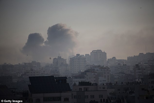 More than 300 children have been killed and 300,000 displaced since Israel launched sustained retaliatory air attacks on Gaza