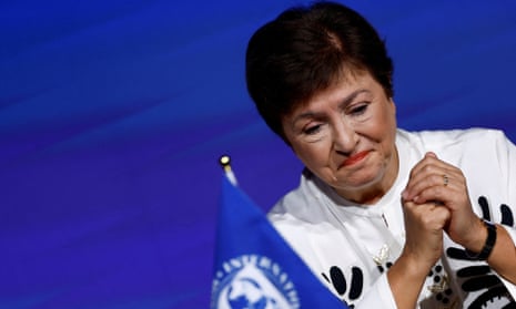 International Monetary Fund (IMF) managing director Kristalina Georgieva at the fund’s annual meeting in Marrakech, Morocco.