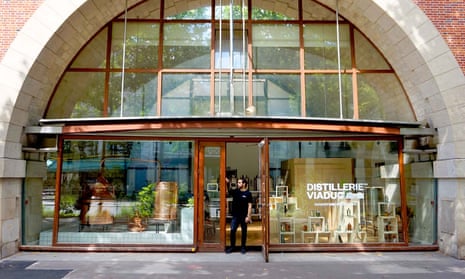 Viaduc des Arts is a converted train line with a park above and artisan spaces below, including Distillerie du Viaduc. Photograph: Bruno de Hogues/Getty Images