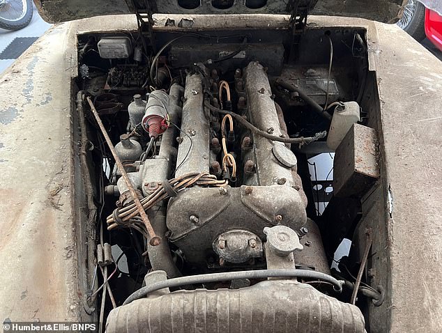 The engine of the car