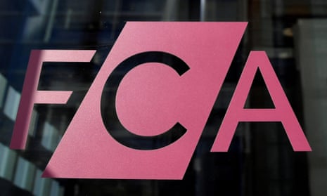 Signage is seen for the FCA (Financial Conduct Authority), the UK's financial regulatory body, at their head offices in London.
