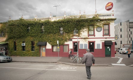 The Corkman Hotel before it was demolished.