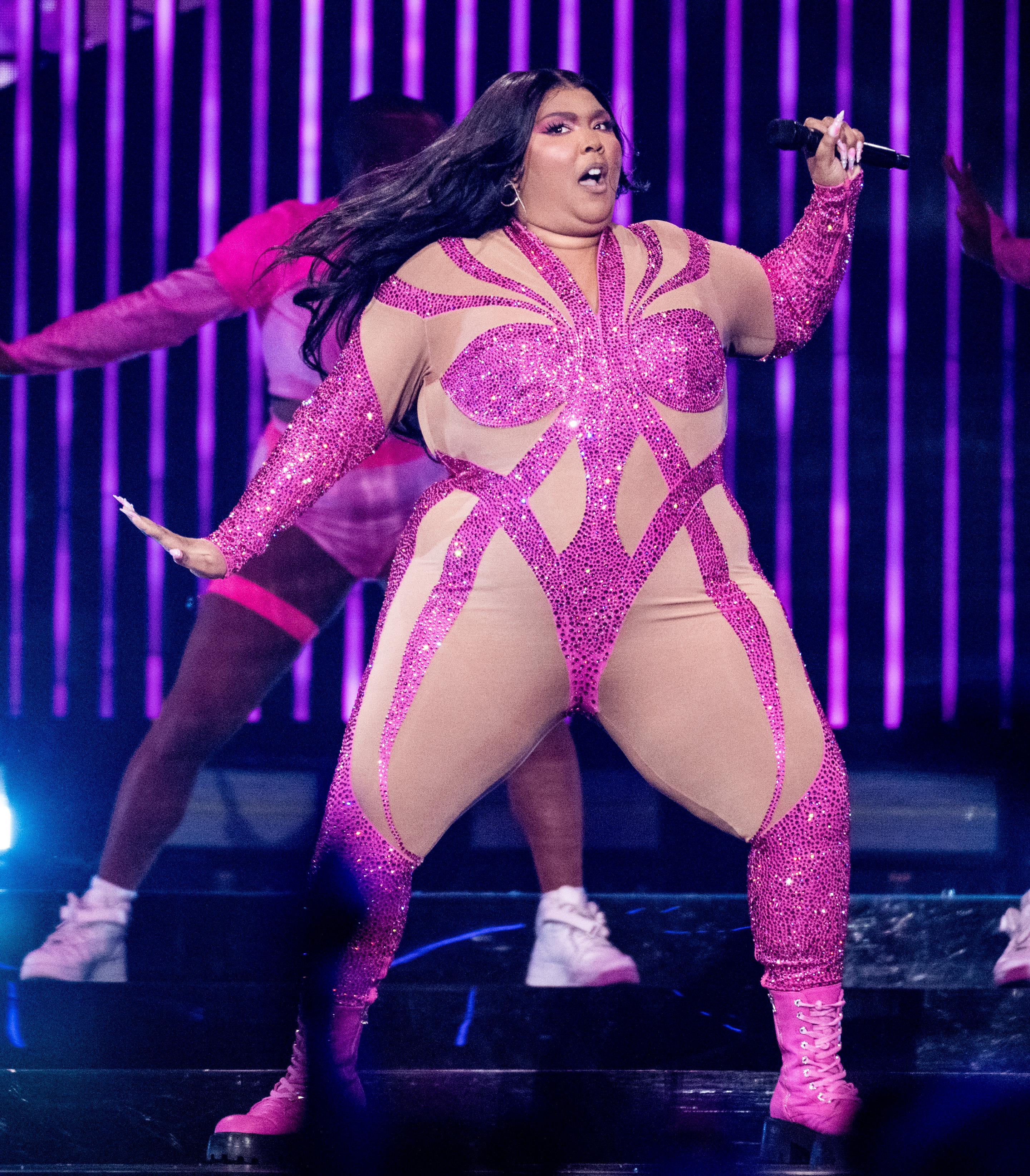 Plus-size celebs, like rapper Lizzo, help push the 'completely invented idea' that you can be fat and fit