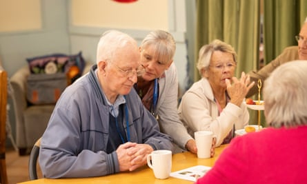 A dementia cafe session run by Alzheimer’s Society.