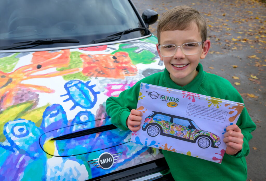  This Wrapped Mini Electric Was Designed By A 9-Year-Old And It Looks Rad