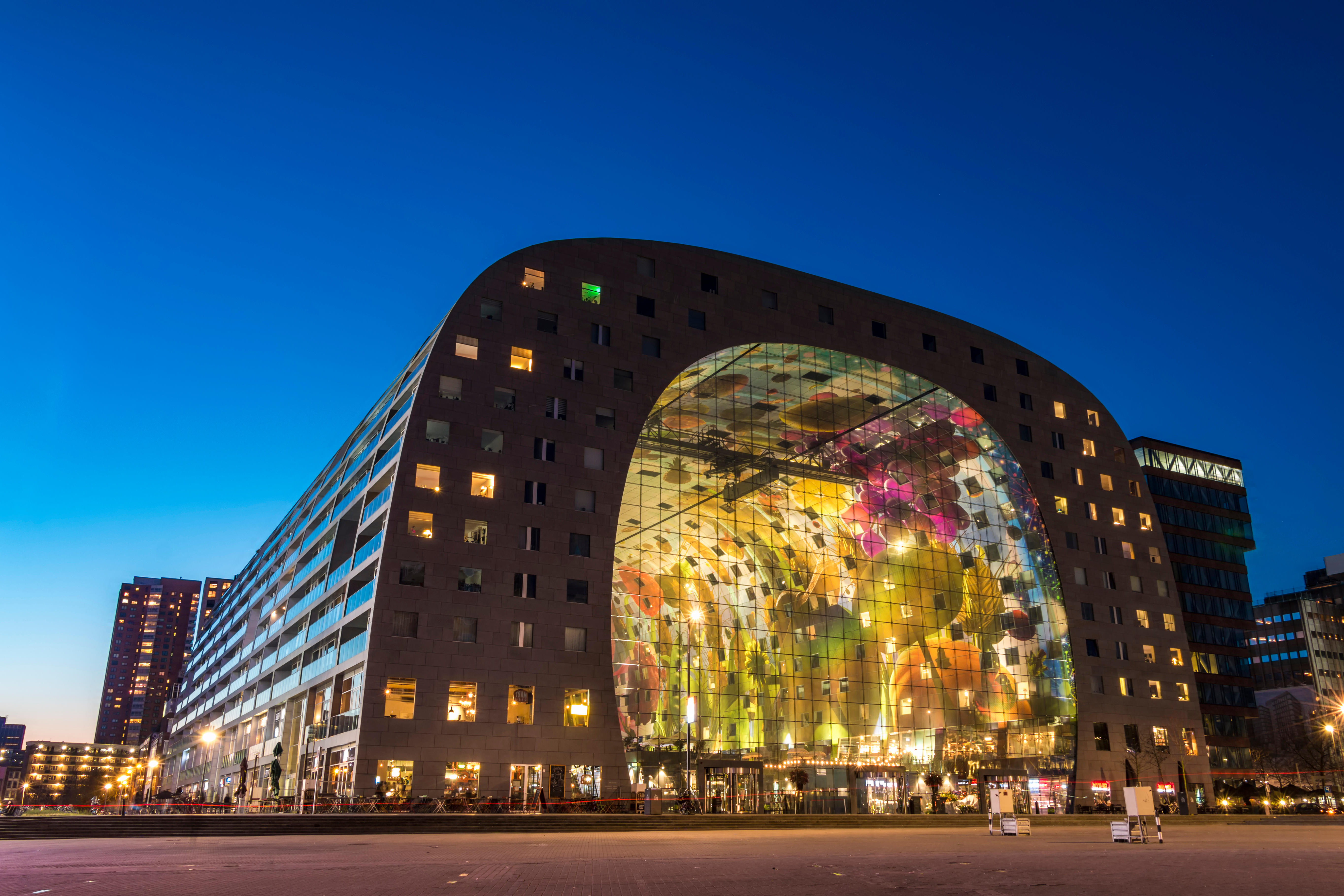 The futuristic-looking Markthal is a foodies dream