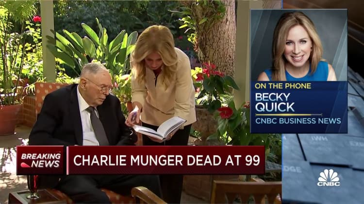 CNBC's Becky Quick looks back on the life and legacy of Charlie Munger