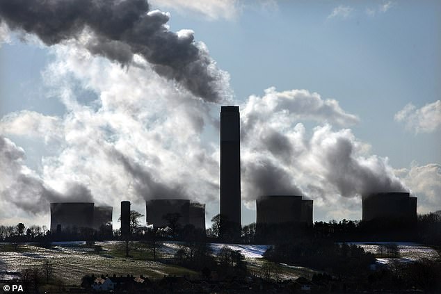 Ratcliffe-on-Soar Power Station, one of three active coal-fired power stations in the UK. It is scheduled to close in September 2024