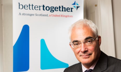 Alistair Darling, pictured at the Better Together campaign HQ.