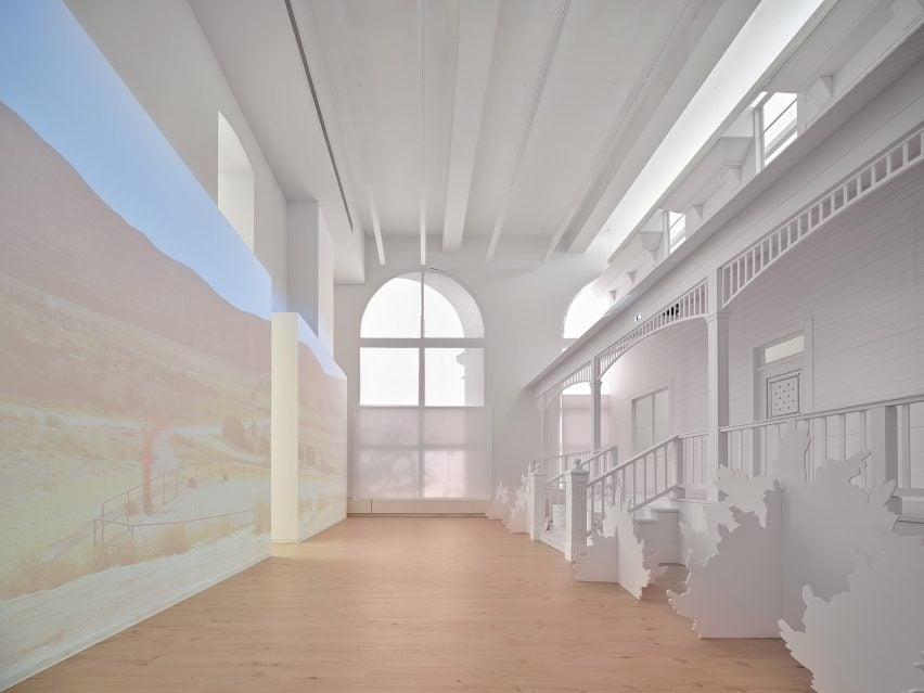 Ruth De Jong Nope installation at the Chicago Architecture Biennial