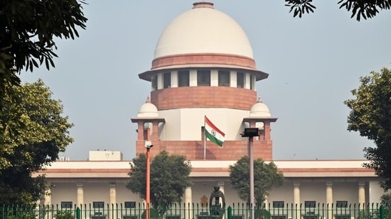 A view of the Supreme Court building, the apex judicial body of India, in New Delhi. A view of the Supreme Court building, the apex judicial body of India, in New Delhi.