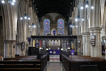 The nave of St Mary de Castro church.