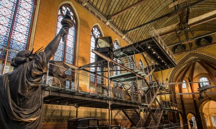 The Statue of Liberty replica in the Musée des Arts et Métiers.