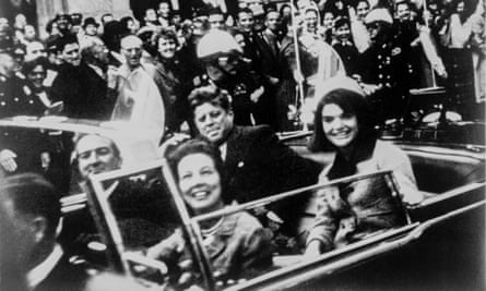 John F. Kennedy and Jackie Kennedy in Dallas before his assassination.