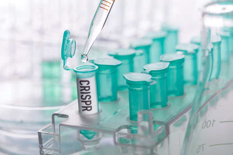 CRISPR research in laboratory