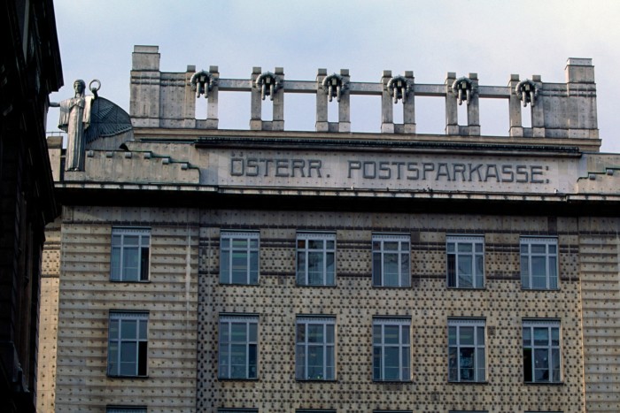 Headquarters of the  Osterreichische Postsparkasse