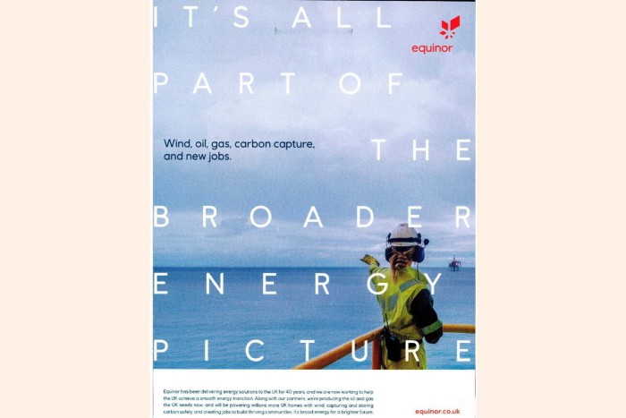 An Equinor ad