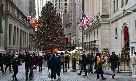 The New York Stock Exchange on Wall Street.