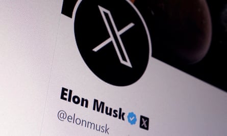 Snapshot of Elon Musk's X account
