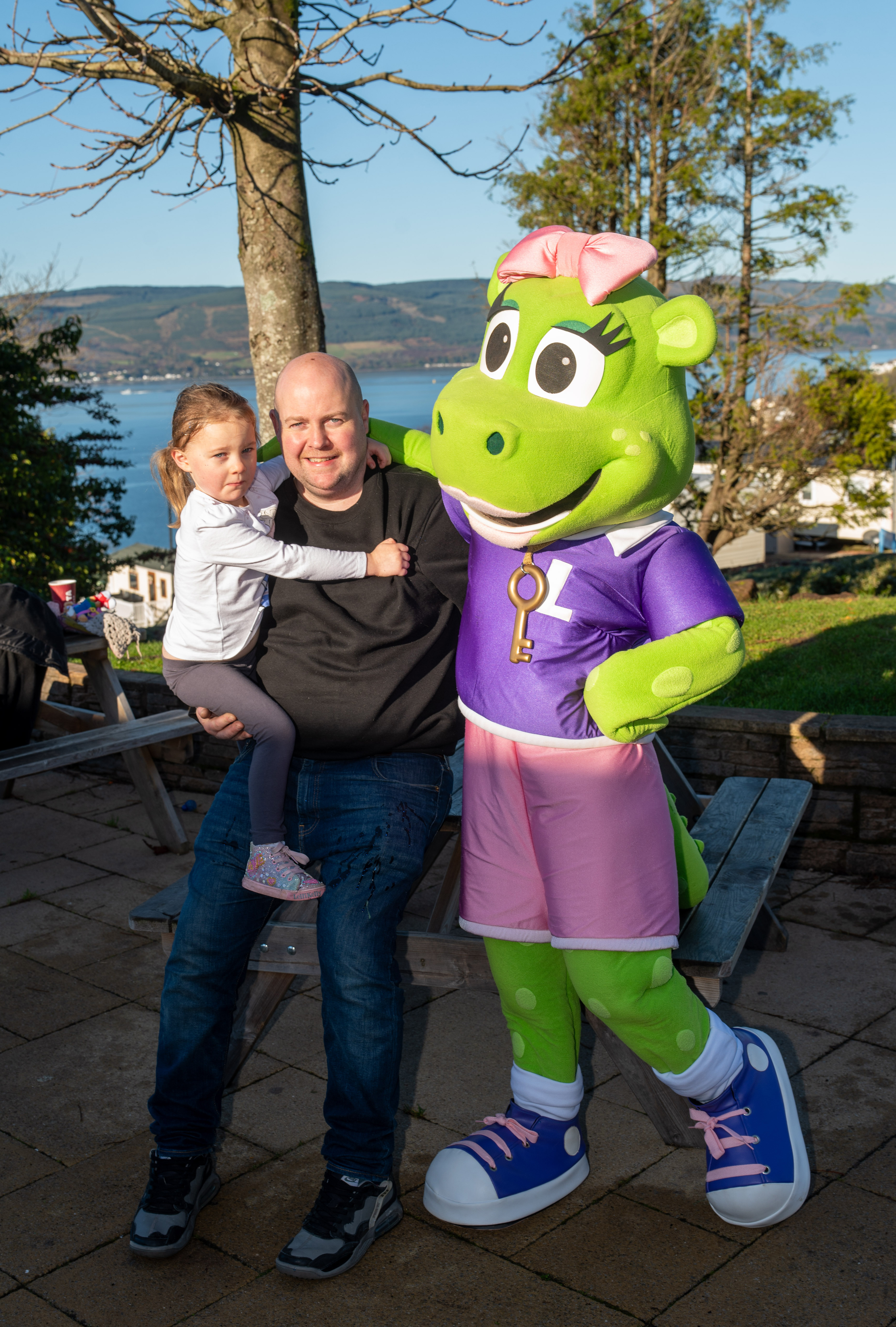 Dad Ray and daughter Emily had non-stop laughs at Parkdean Resorts’ Wemyss Bay Holiday Park in Renfrewshire