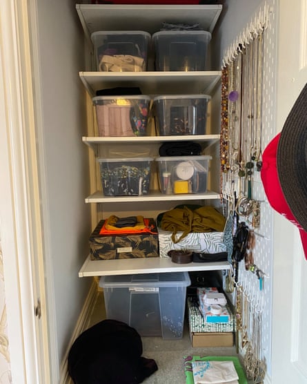 Angharad Williams, 35, will be tackling the cupboard above the stairs first.