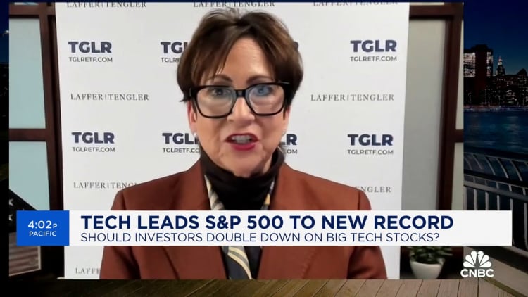 The narrative behind Big Tech is 'very strong', they are must own stocks, says Laffer Tengler CEO