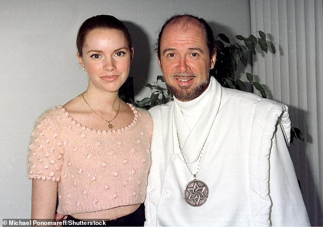 Above, Raël (former sports-car reporter Claude Vorilhon) - after the movement's spread to Canada - poses with his then-wife Sophie, whom he married with the permission of her mother, who was also a member of the group, while she was only 16 years old