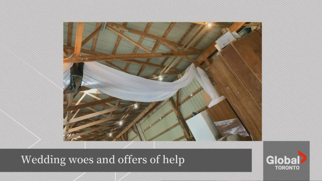 Click to play video: 'Wedding woes: Couples offered help after venue business collapses'