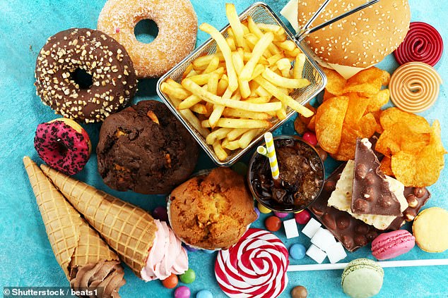 Ultra-processed foods are the sort of brightly packaged, aggressively marketed food and drinks that fill our supermarket shelves (stock photo)