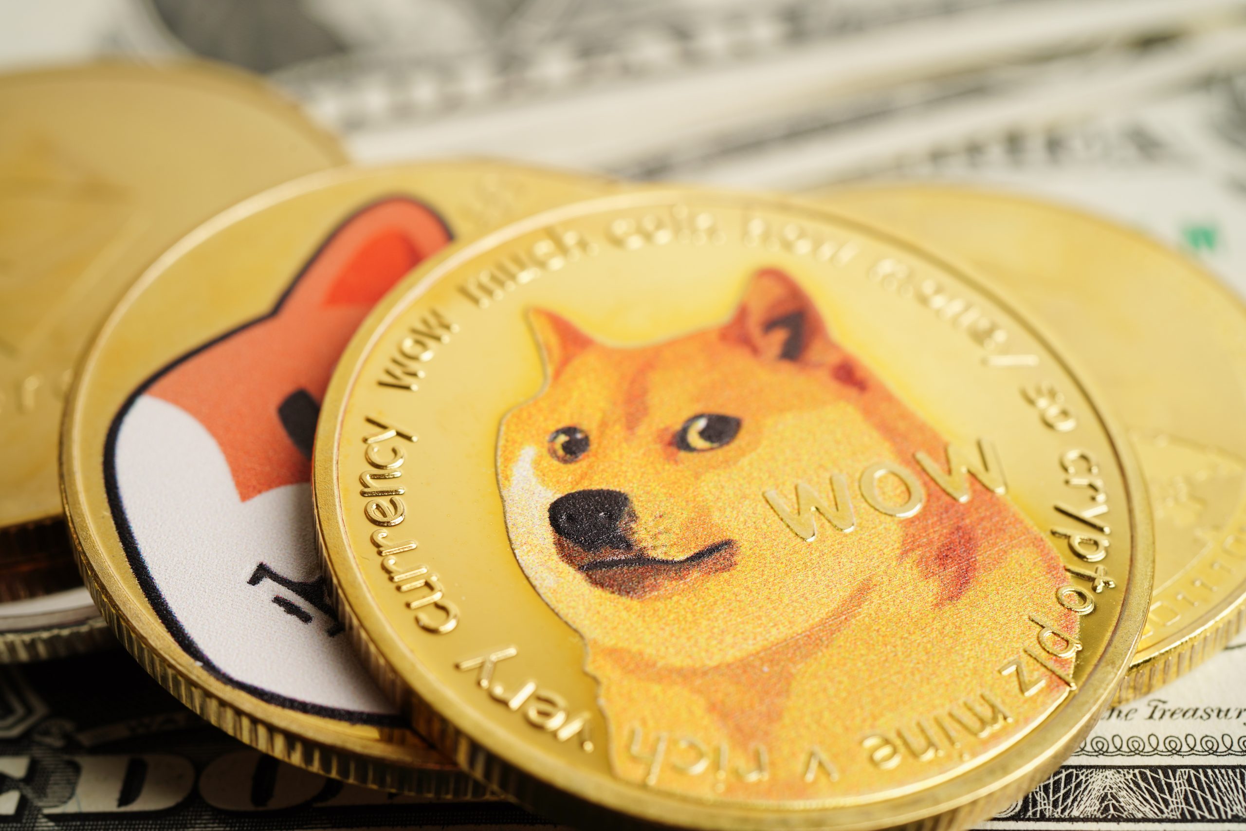An Image Of Memecoin Tokens