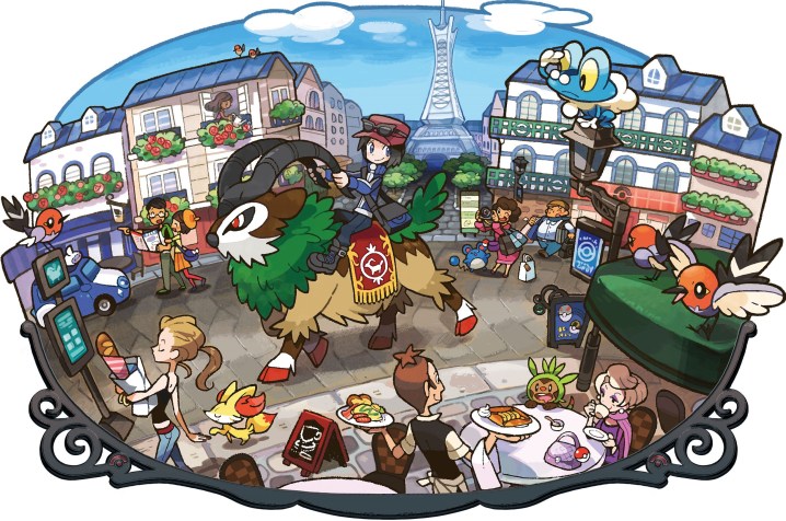 Key art for Pokémon X and Y.