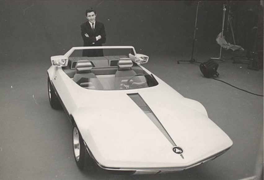 1969 Autobianchi A112 Runabout and the Bertone designer Marcello Gandini