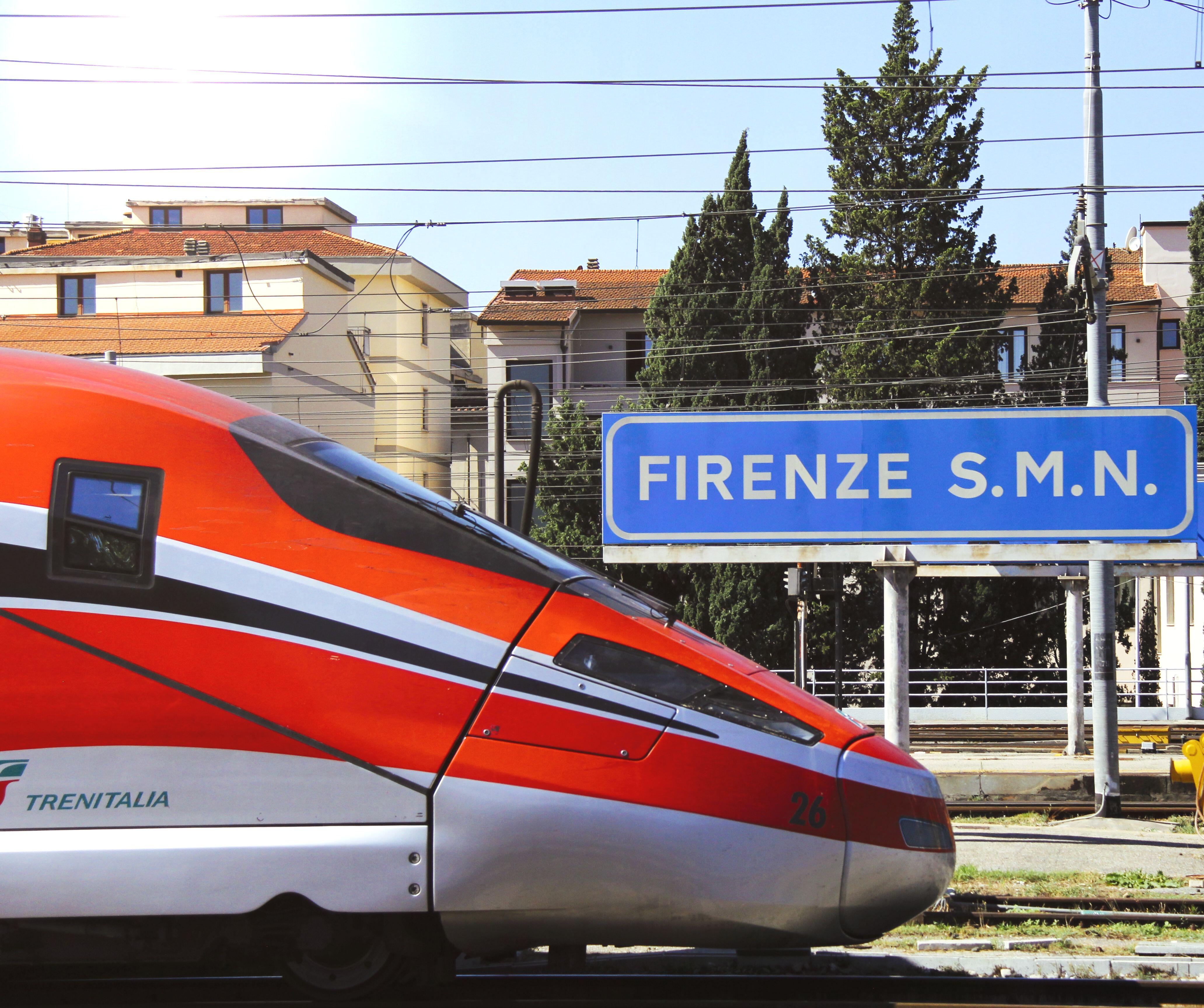 The train from Rome to Florence starts from around £22 and takes 90 minutes